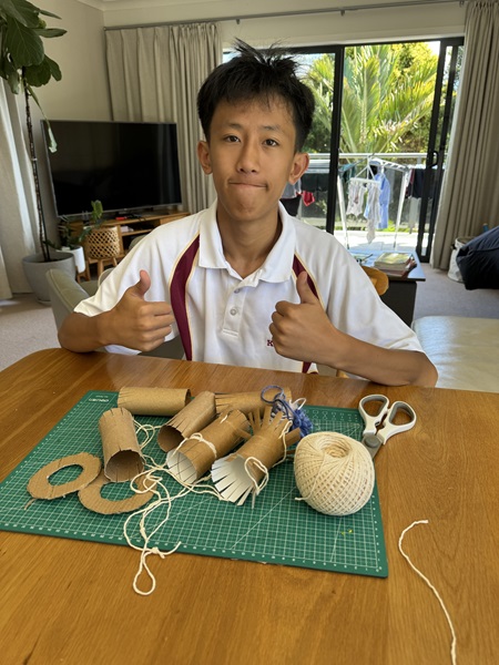 Shawn has made many awesome enrichment toys for the animals at SPCA. Shawn has been working towards achieving The Duke of Edinburgh's Hillary Award - Bronze.