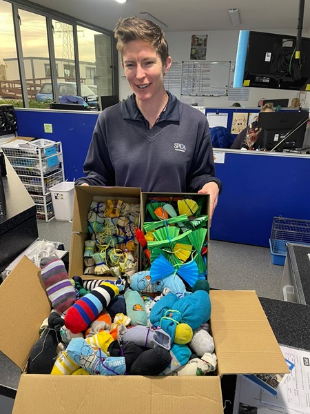 A huge thank you to Medbury School in Christchurch who made these awesome enrichment toys for the animals at SPCA! These will help to keep our animals busy while they wait for their forever home <3 